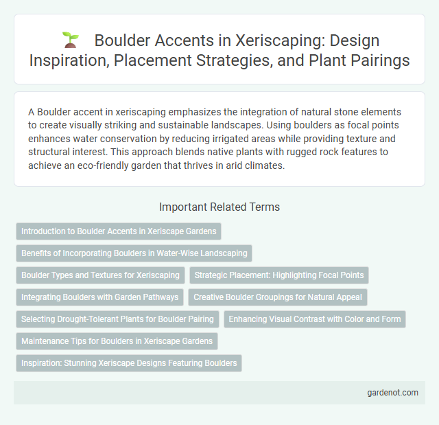 Boulder Accents in Xeriscaping: Design Inspiration, Placement Strategies, and Plant Pairings