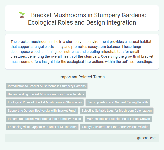 Bracket Mushrooms in Stumpery Gardens: Ecological Roles and Design Integration