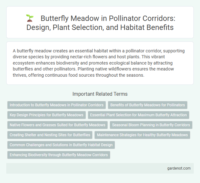 Butterfly Meadow in Pollinator Corridors: Design, Plant Selection, and Habitat Benefits