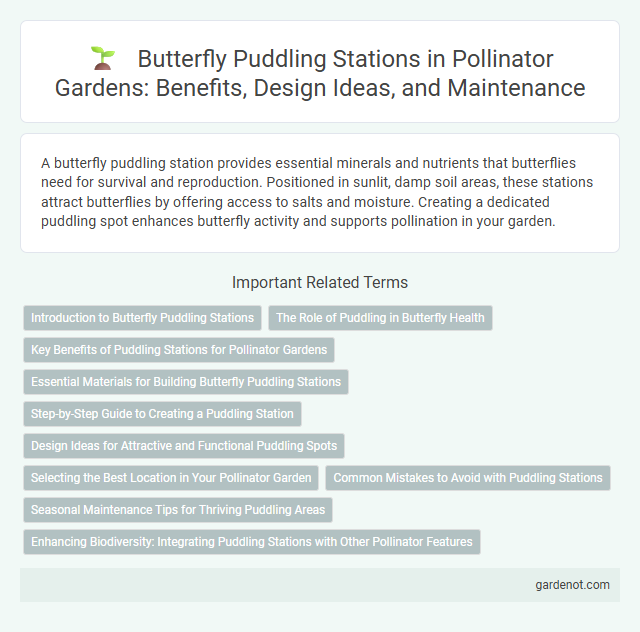 Butterfly Puddling Stations in Pollinator Gardens: Benefits, Design Ideas, and Maintenance