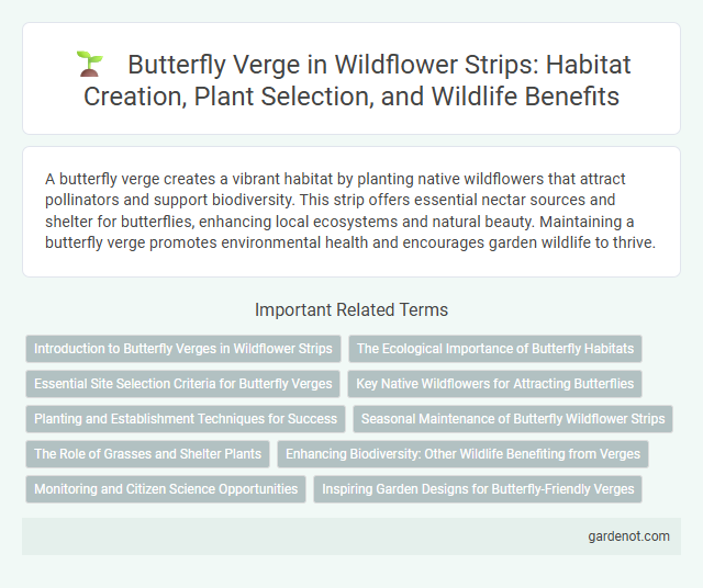 Butterfly Verge in Wildflower Strips: Habitat Creation, Plant Selection, and Wildlife Benefits
