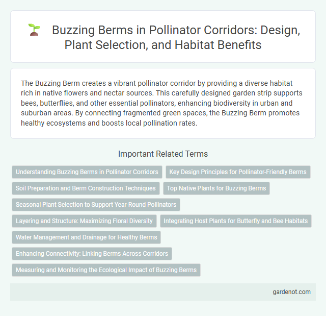 Buzzing Berms in Pollinator Corridors: Design, Plant Selection, and Habitat Benefits