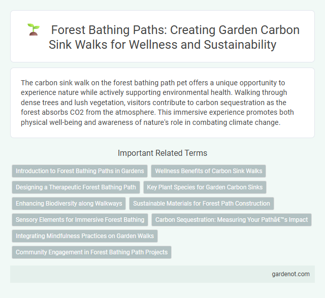Forest Bathing Paths: Creating Garden Carbon Sink Walks for Wellness and Sustainability