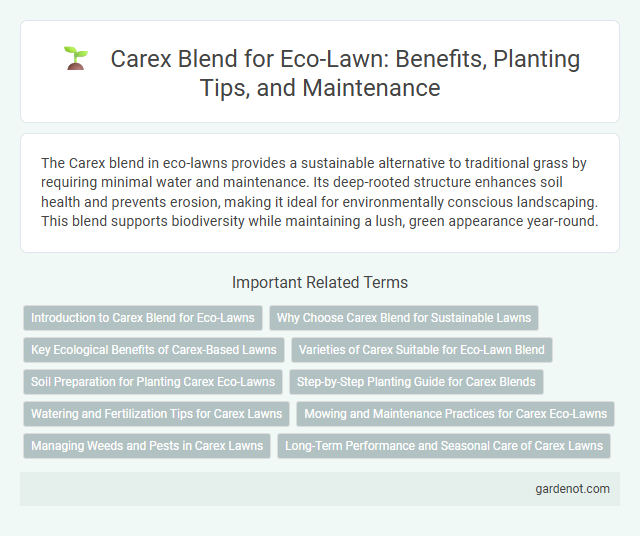 Carex Blend for Eco-Lawn: Benefits, Planting Tips, and Maintenance