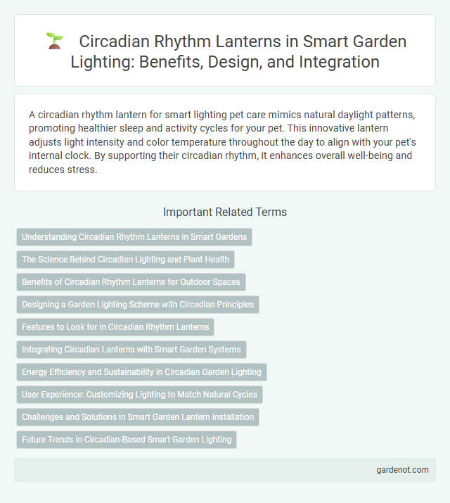 Circadian Rhythm Lanterns in Smart Garden Lighting: Benefits, Design, and Integration