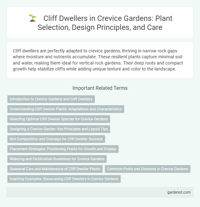 Cliff Dwellers in Crevice Gardens: Plant Selection, Design Principles, and Care