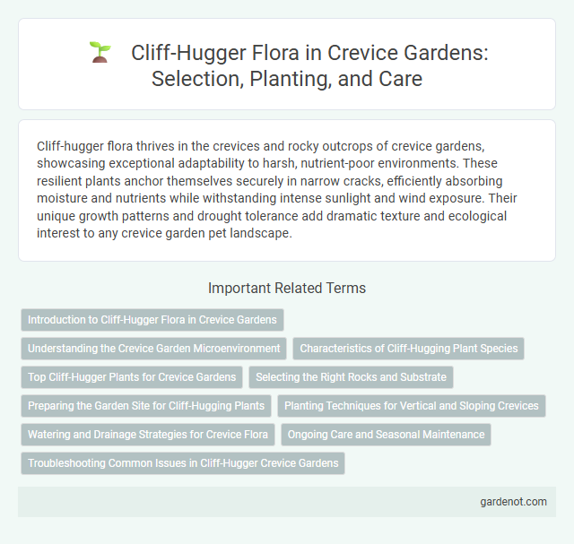 Cliff-Hugger Flora in Crevice Gardens: Selection, Planting, and Care