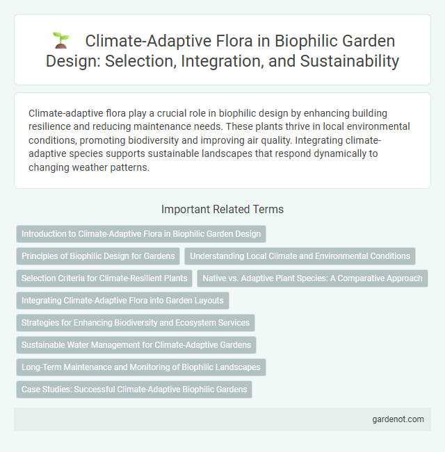 Climate-Adaptive Flora in Biophilic Garden Design: Selection, Integration, and Sustainability