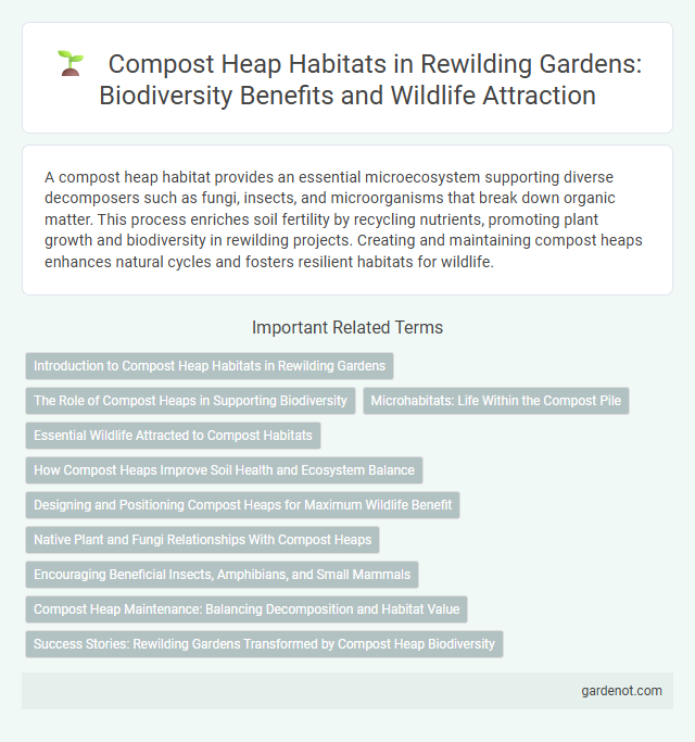 Compost Heap Habitats in Rewilding Gardens: Biodiversity Benefits and Wildlife Attraction