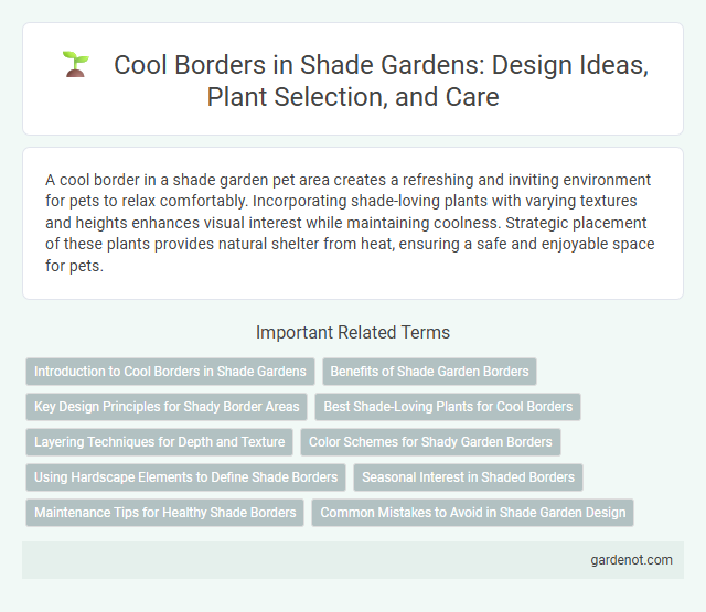 Cool Borders in Shade Gardens: Design Ideas, Plant Selection, and Care
