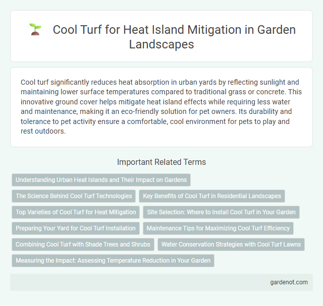 Cool Turf for Heat Island Mitigation in Garden Landscapes