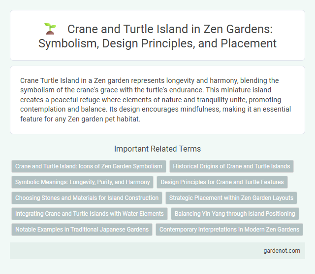 Crane and Turtle Island in Zen Gardens: Symbolism, Design Principles, and Placement