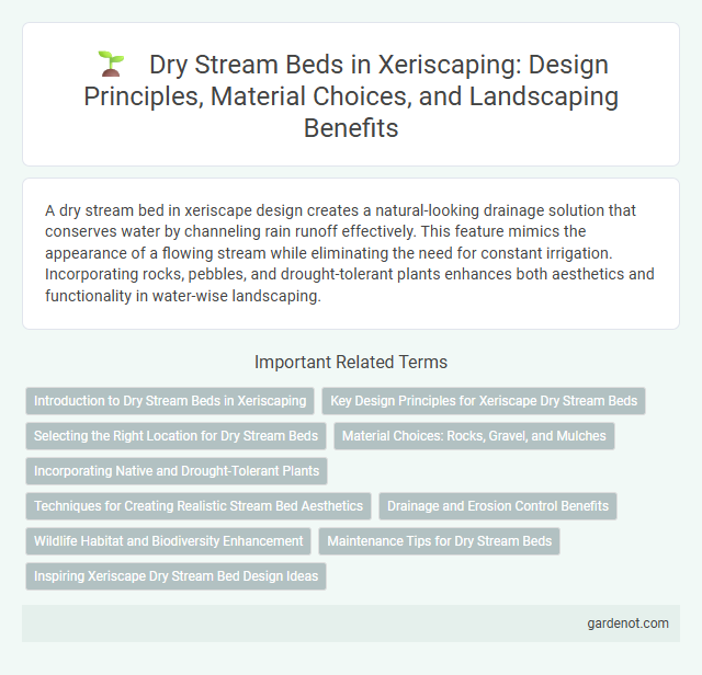 Dry Stream Beds in Xeriscaping: Design Principles, Material Choices, and Landscaping Benefits