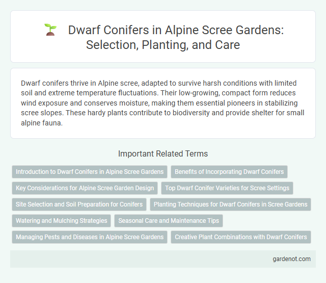 Dwarf Conifers in Alpine Scree Gardens: Selection, Planting, and Care