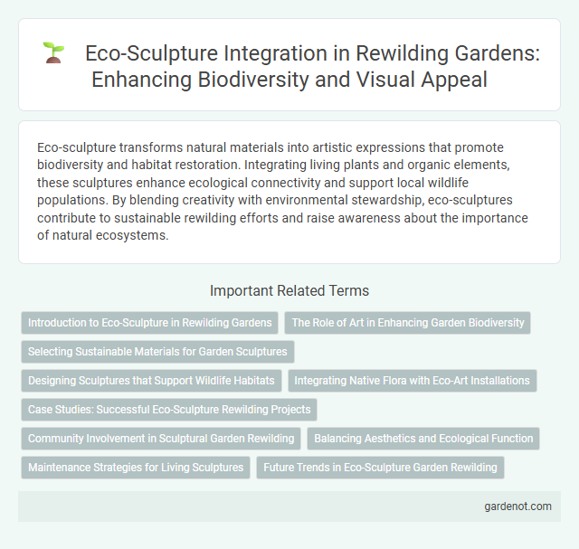 Eco-Sculpture Integration in Rewilding Gardens: Enhancing Biodiversity and Visual Appeal