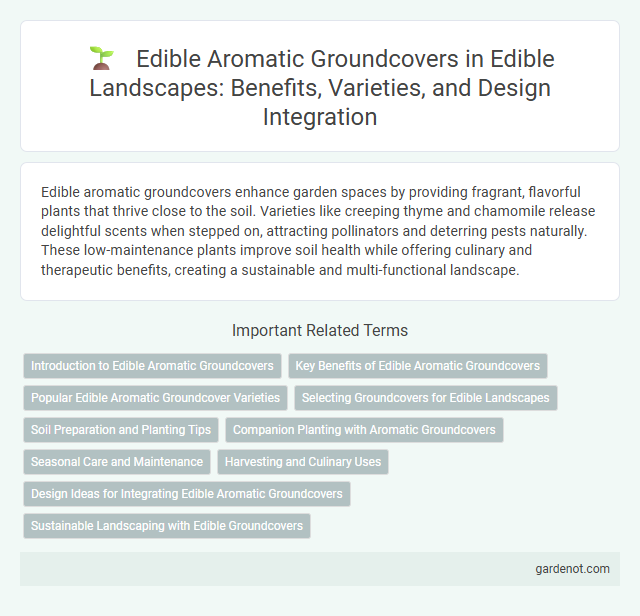 Edible Aromatic Groundcovers in Edible Landscapes: Benefits, Varieties, and Design Integration