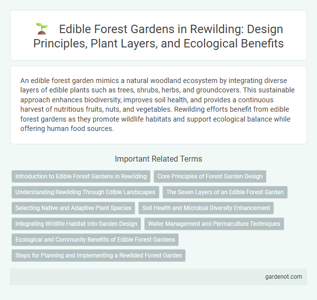 Edible Forest Gardens in Rewilding: Design Principles, Plant Layers, and Ecological Benefits