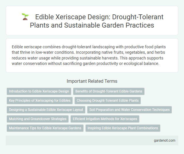 Edible Xeriscape Design: Drought-Tolerant Plants and Sustainable Garden Practices