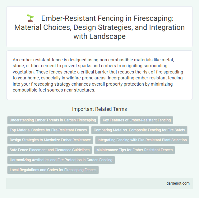 Ember-Resistant Fencing in Firescaping: Material Choices, Design Strategies, and Integration with Landscape