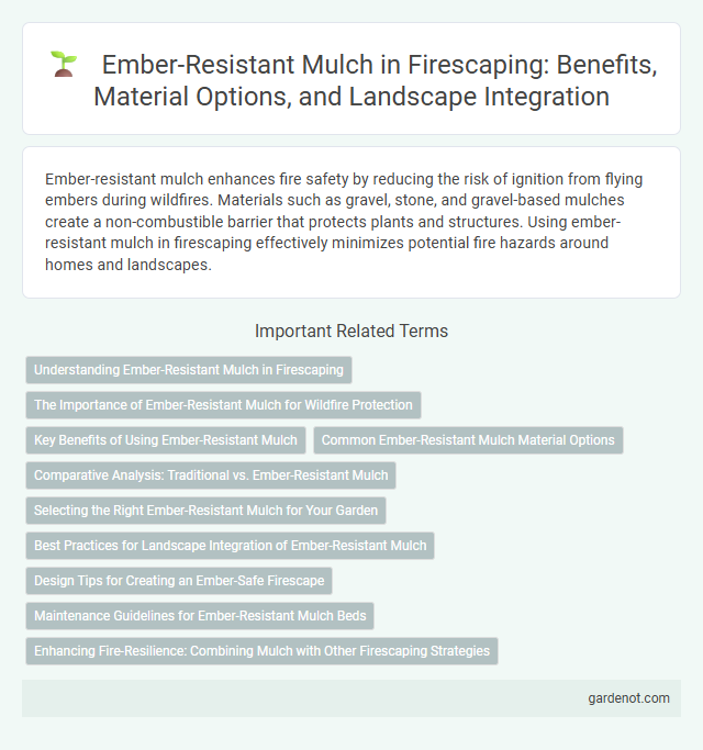 Ember-Resistant Mulch in Firescaping: Benefits, Material Options, and Landscape Integration