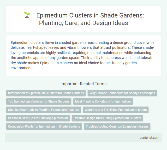 Epimedium Clusters in Shade Gardens: Planting, Care, and Design Ideas