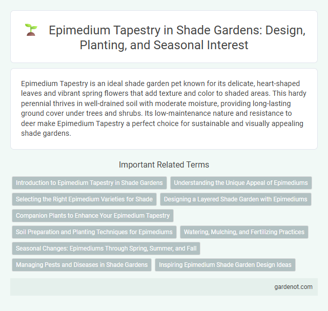 Epimedium Tapestry in Shade Gardens: Design, Planting, and Seasonal Interest