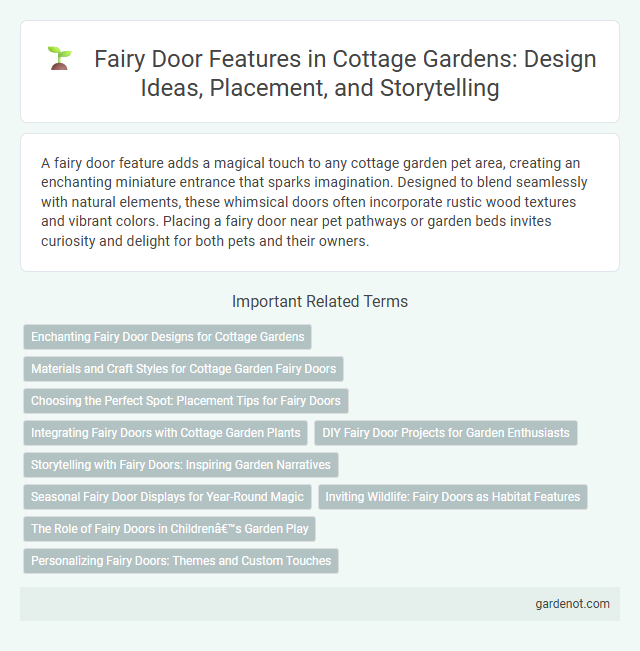 Fairy Door Features in Cottage Gardens: Design Ideas, Placement, and Storytelling