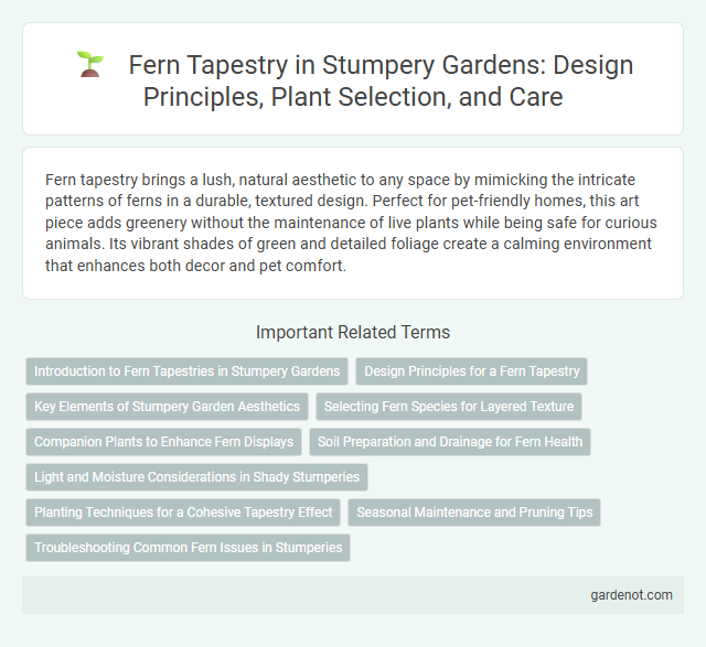 Fern Tapestry in Stumpery Gardens: Design Principles, Plant Selection, and Care
