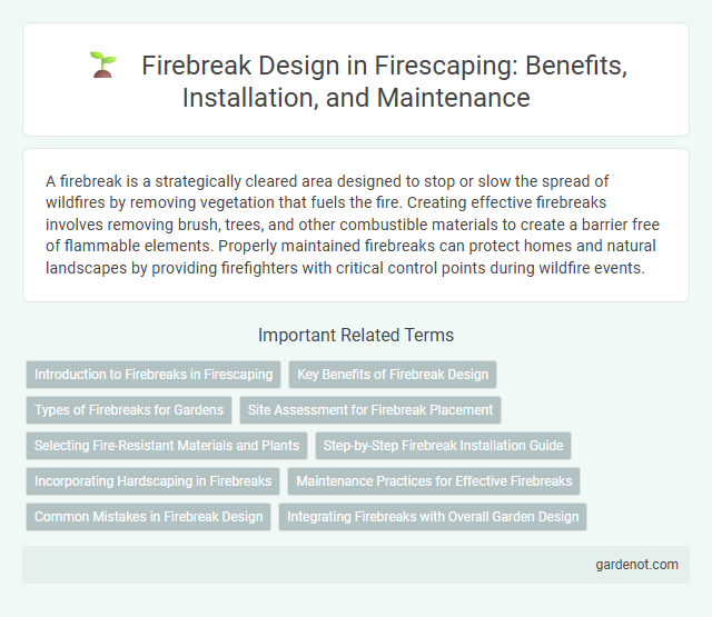Firebreak Design in Firescaping: Benefits, Installation, and Maintenance