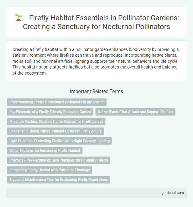 Firefly Habitat Essentials in Pollinator Gardens: Creating a Sanctuary for Nocturnal Pollinators