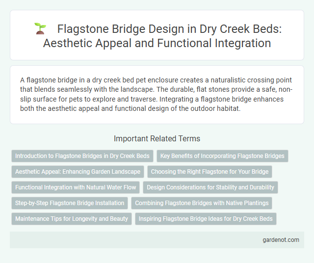 Flagstone Bridge Design in Dry Creek Beds: Aesthetic Appeal and Functional Integration