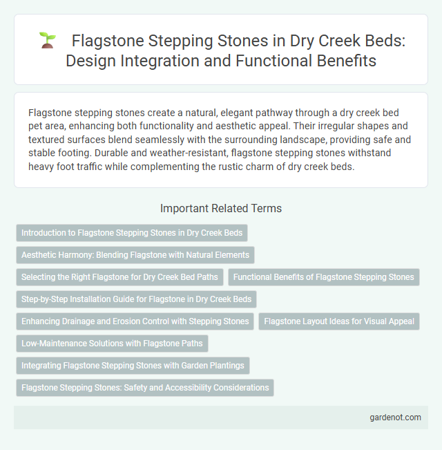 Flagstone Stepping Stones in Dry Creek Beds: Design Integration and Functional Benefits