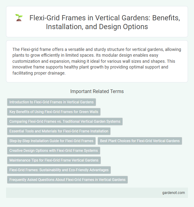 Flexi-Grid Frames in Vertical Gardens: Benefits, Installation, and Design Options
