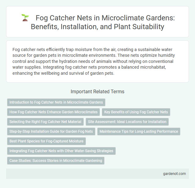 Fog Catcher Nets in Microclimate Gardens: Benefits, Installation, and Plant Suitability
