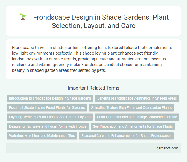 Frondscape Design in Shade Gardens: Plant Selection, Layout, and Care