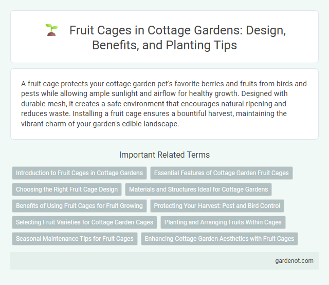 Fruit Cages in Cottage Gardens: Design, Benefits, and Planting Tips