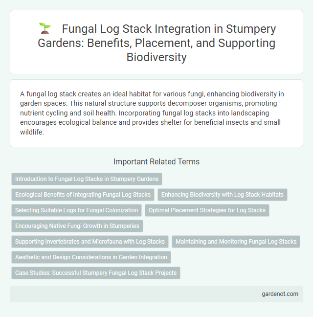 Fungal Log Stack Integration in Stumpery Gardens: Benefits, Placement, and Supporting Biodiversity