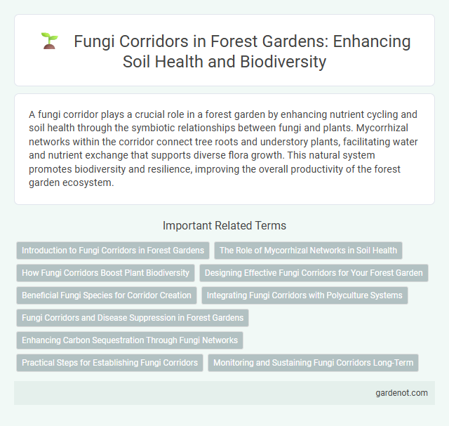 Fungi Corridors in Forest Gardens: Enhancing Soil Health and Biodiversity
