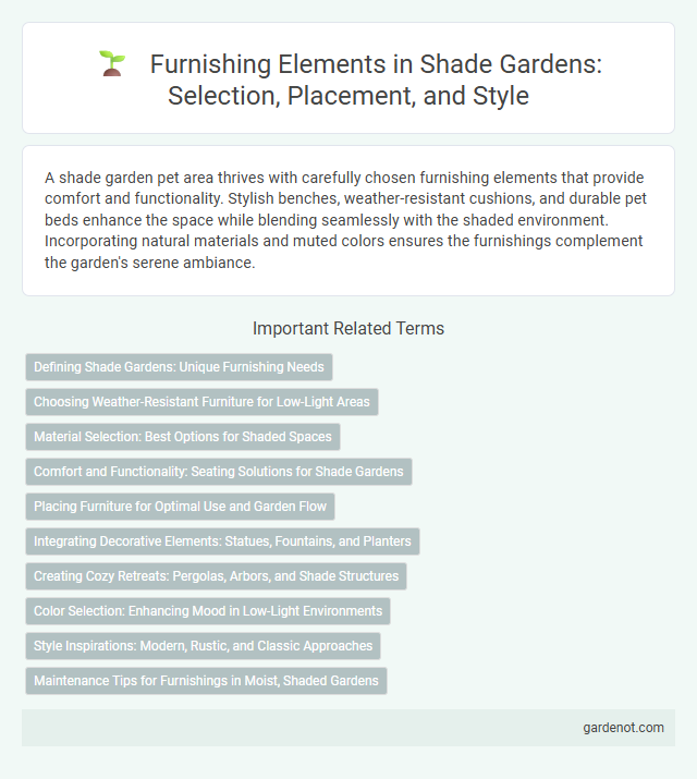 Furnishing Elements in Shade Gardens: Selection, Placement, and Style