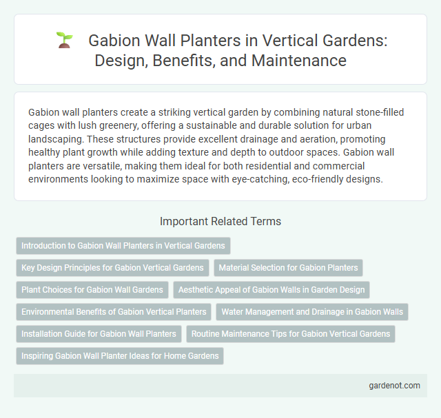 Gabion Wall Planters in Vertical Gardens: Design, Benefits, and Maintenance