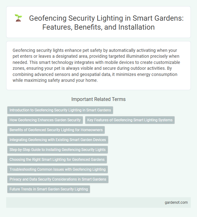 Geofencing Security Lighting in Smart Gardens: Features, Benefits, and Installation