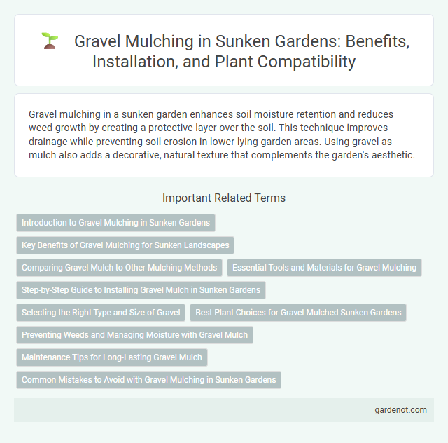 Gravel Mulching in Sunken Gardens: Benefits, Installation, and Plant Compatibility