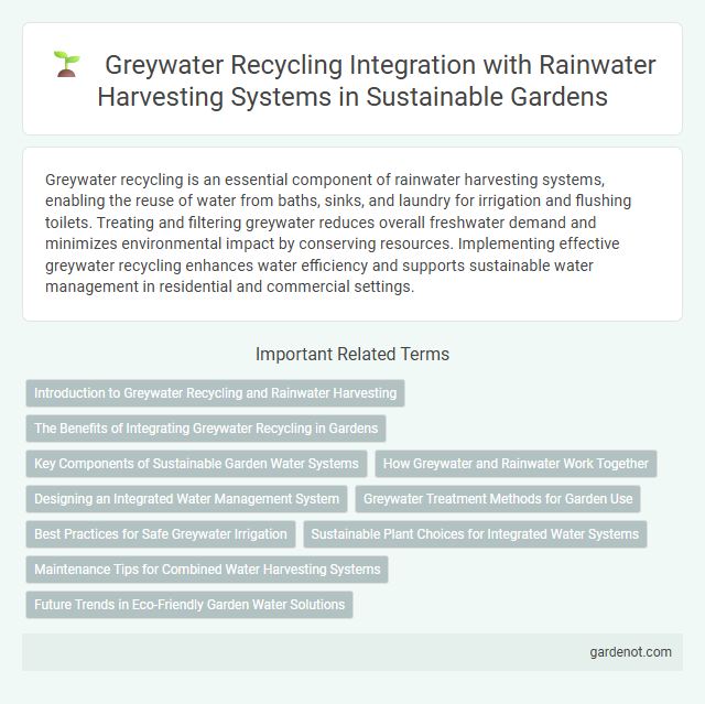 Greywater Recycling Integration with Rainwater Harvesting Systems in Sustainable Gardens