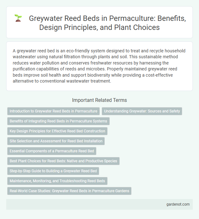 Greywater Reed Beds in Permaculture: Benefits, Design Principles, and Plant Choices