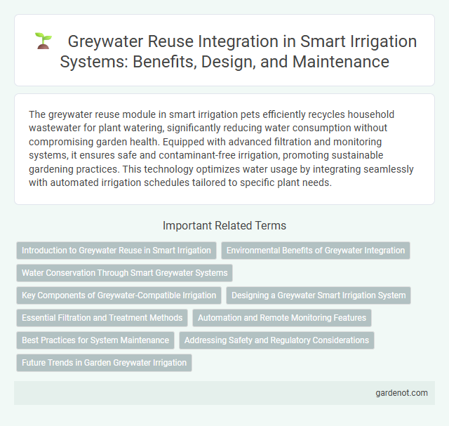 Greywater Reuse Integration in Smart Irrigation Systems: Benefits, Design, and Maintenance