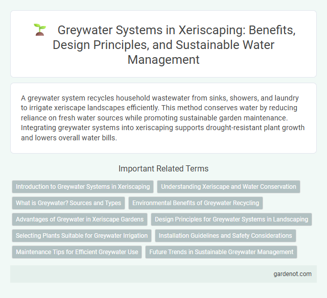 Greywater Systems in Xeriscaping: Benefits, Design Principles, and Sustainable Water Management
