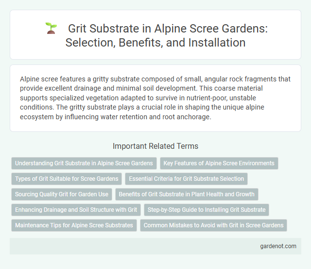 Grit Substrate in Alpine Scree Gardens: Selection, Benefits, and Installation