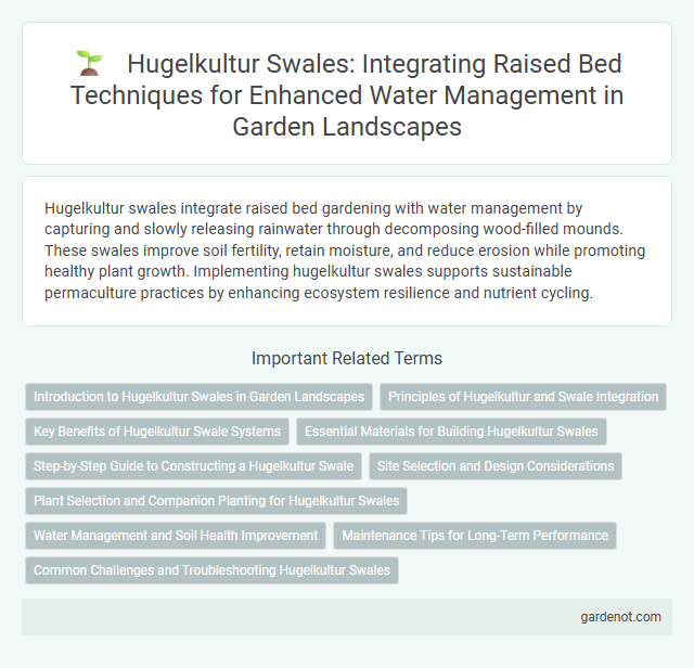 Hugelkultur Swales: Integrating Raised Bed Techniques for Enhanced Water Management in Garden Landscapes