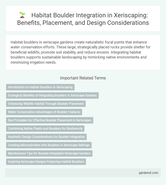 Habitat Boulder Integration in Xeriscaping: Benefits, Placement, and Design Considerations