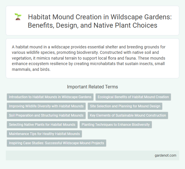 Habitat Mound Creation in Wildscape Gardens: Benefits, Design, and Native Plant Choices